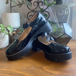 SZ 42 (US 10) Sungtin Black Women Platform Sandals